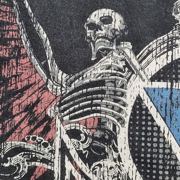 Vintage TapOut MMA Winged Shirt 2XL 25x29 Faded Distressed - Picture 11 of 14